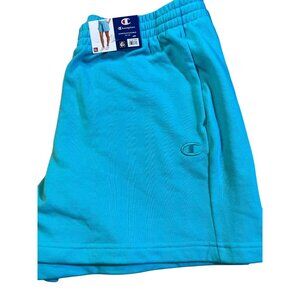Champion Womens Blue Elastic Waist Athletic Shorts - Size XL